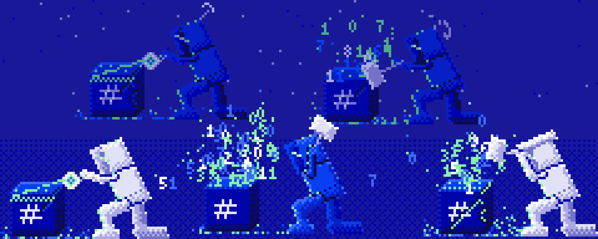Pixel smashers and researchers cracking hash blocks